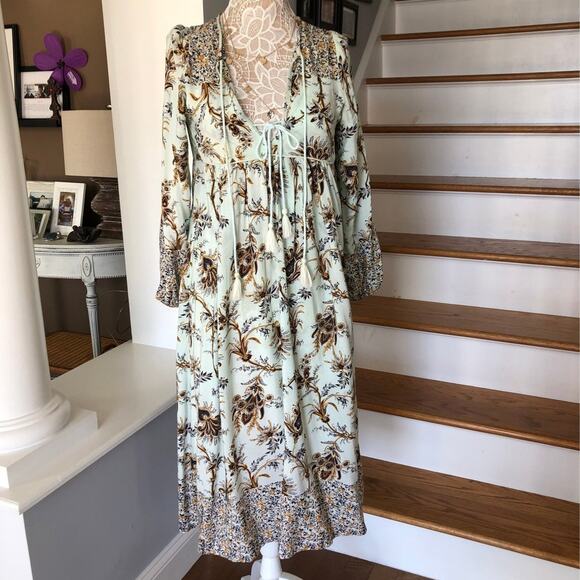 R.Vivimos Floral Tassel Bohemian Maxi Dress size small - Picture 4 of 12